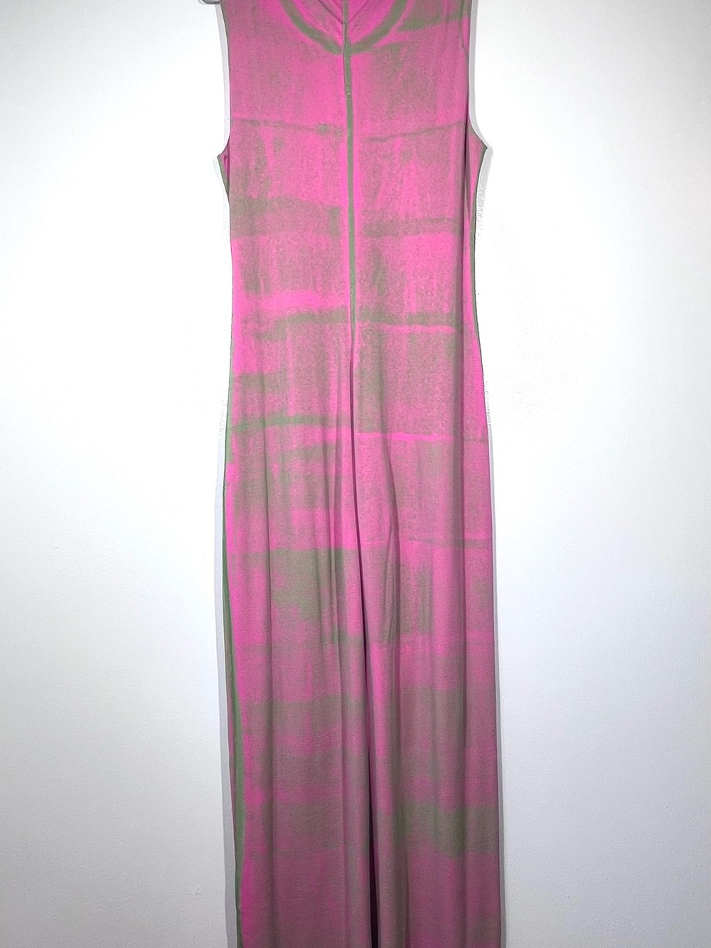 Raquel Allegra Muscle Tank Column Maxi Dress Made in LA Size 10-12 - Picture 5 of 12